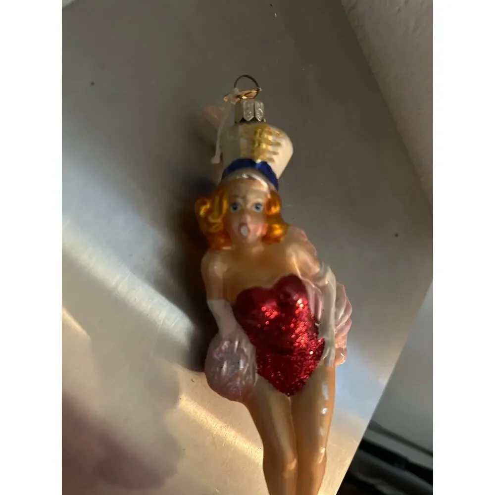 Christopher Radko 2000 'GAMS GALORE' Radio City Rockette Glamour Girl Ornament